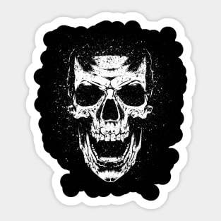Dirty skull Sticker